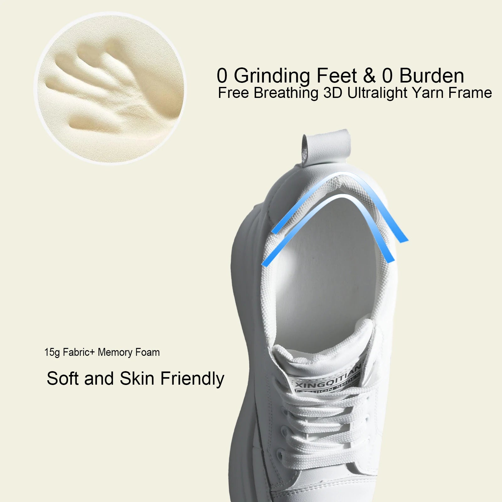 Fujin 13cm 2025 Genuine Leather Platform Wedge Flats Shoes Chunky Sneaker Casual Comfy High Brand Spring Autumn Vulcanize Shoes