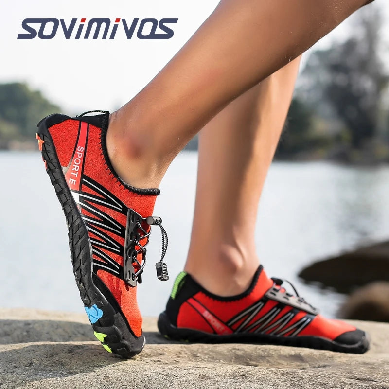 Men's Trail Running Shoes, Lightweight Athletic Zero Drop Barefoot Shoes Non Slip Outdoor Walking Minimalist Shoes for Women