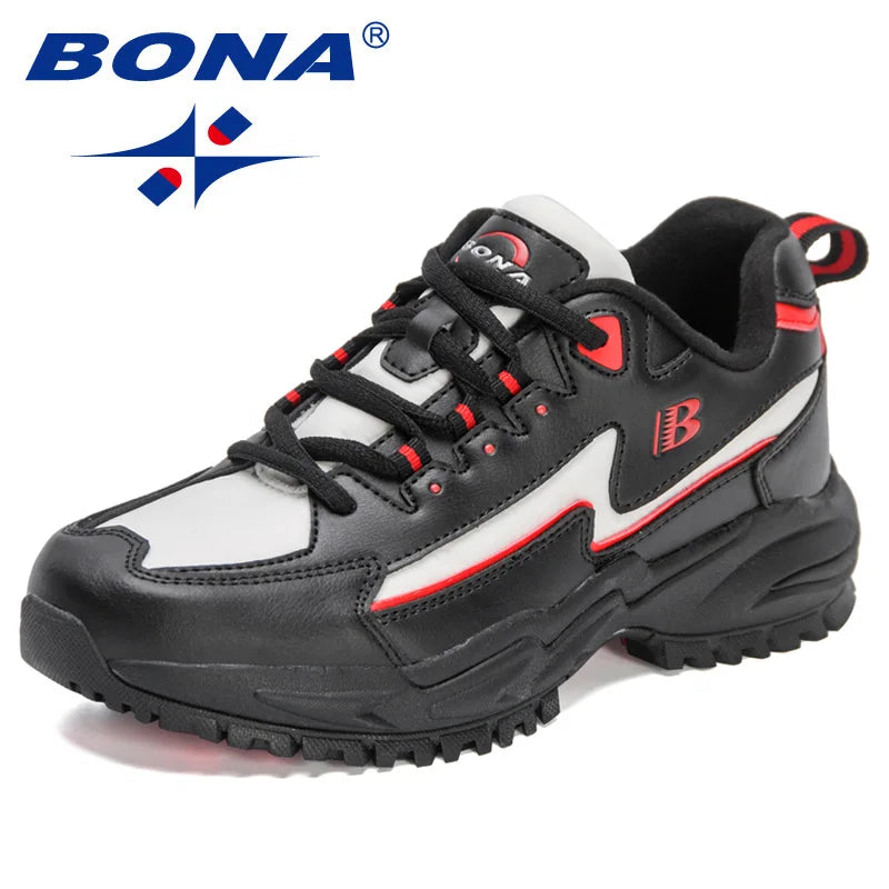 BONA 2022 New Designers Fashion Casual Running Shoes Women Breathable Walking Shoes Ladies Comfortable Sports Shoes Tennis Shoes