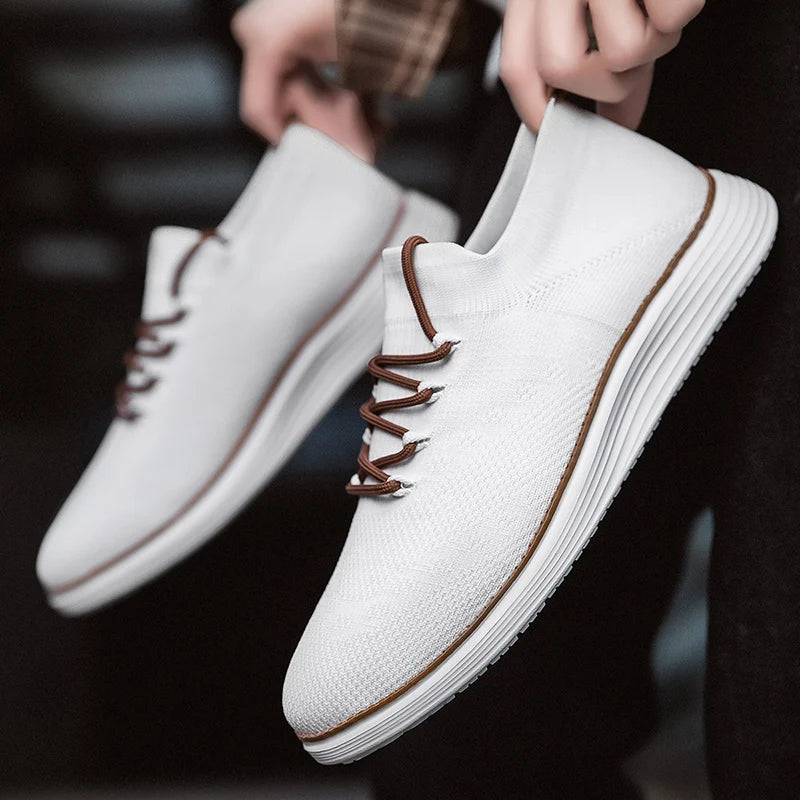 STRONGSHEN Men Casual Shoes Lightweight Walking Sport Shoes Women Classical Mesh Breathable Shoes Male Fashion Moccasins Sneaker