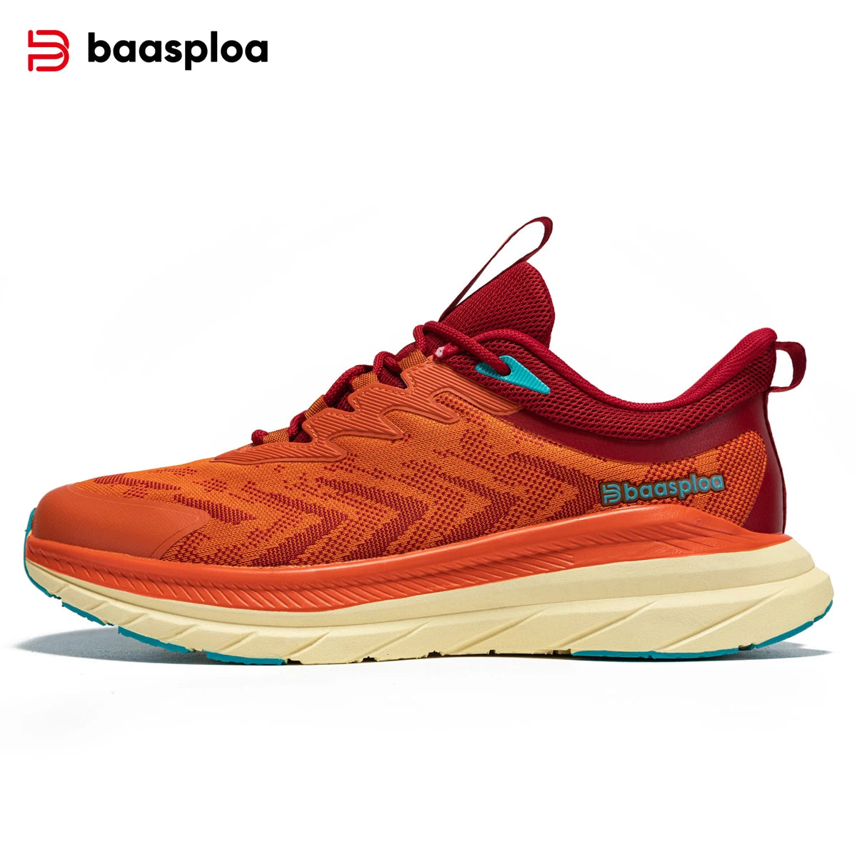 Baasploa Sport Shoes Casual Lightweight Breathable Running Shoes Men New Fashion Mesh Casual Sneakers Male Comfort Non-Slip