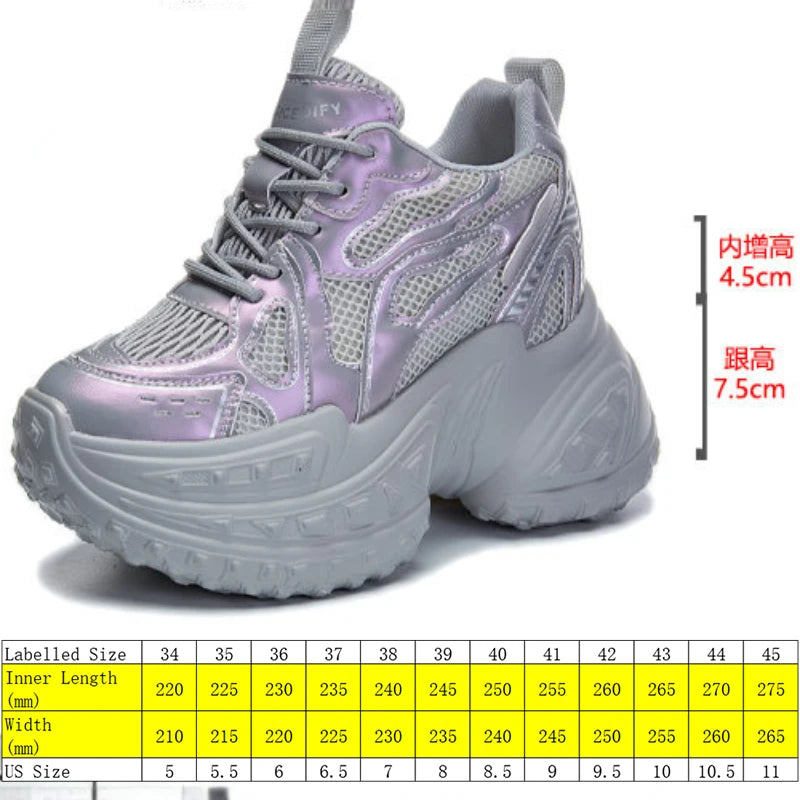 Fujin 12cm Air Mesh Microfiber Genuine Leather Spring Shoes Ankle Booties Women Vulcanize Chunky Sneakers Platform Wedge Autumn