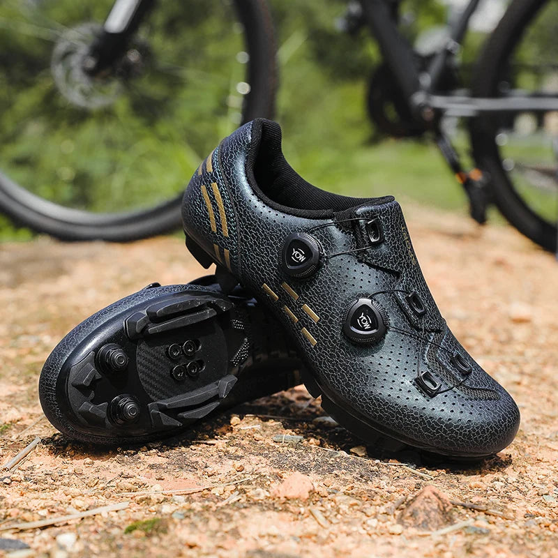 New Cycling Shoes Mtb Flat Pedal Bicycle Sneaker Man Cleat Shoes Bicycle Mountain Bike Shoe Racing Lock Footwear Cycling Shoes