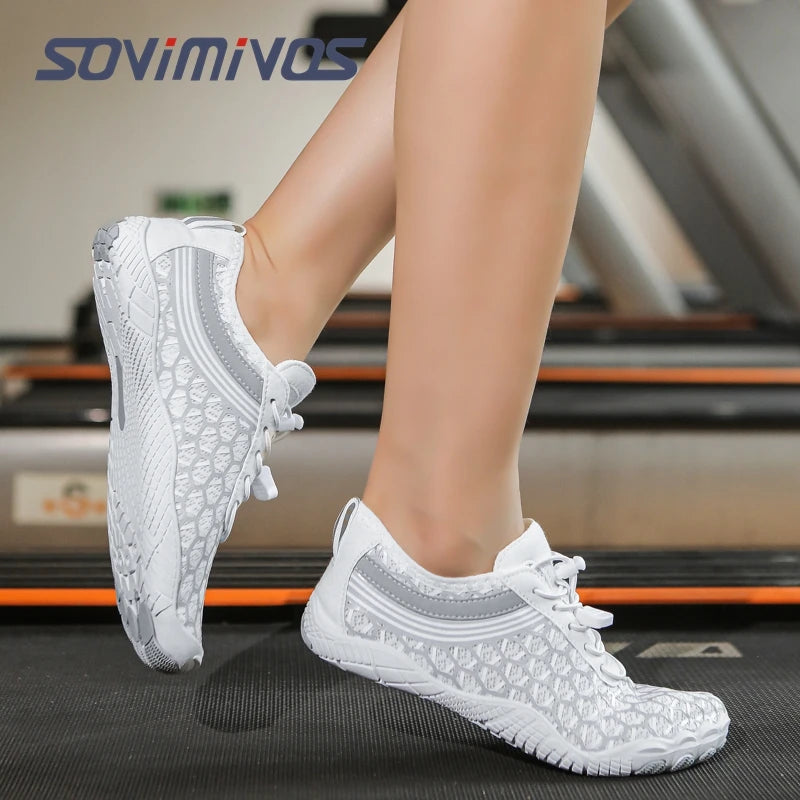 Pro - Healthier and Comfortable Feet with Barefoot Shoes, Lightweight Flexible Arch Support Wide Walking Shoes Unisex Aqua Shoes