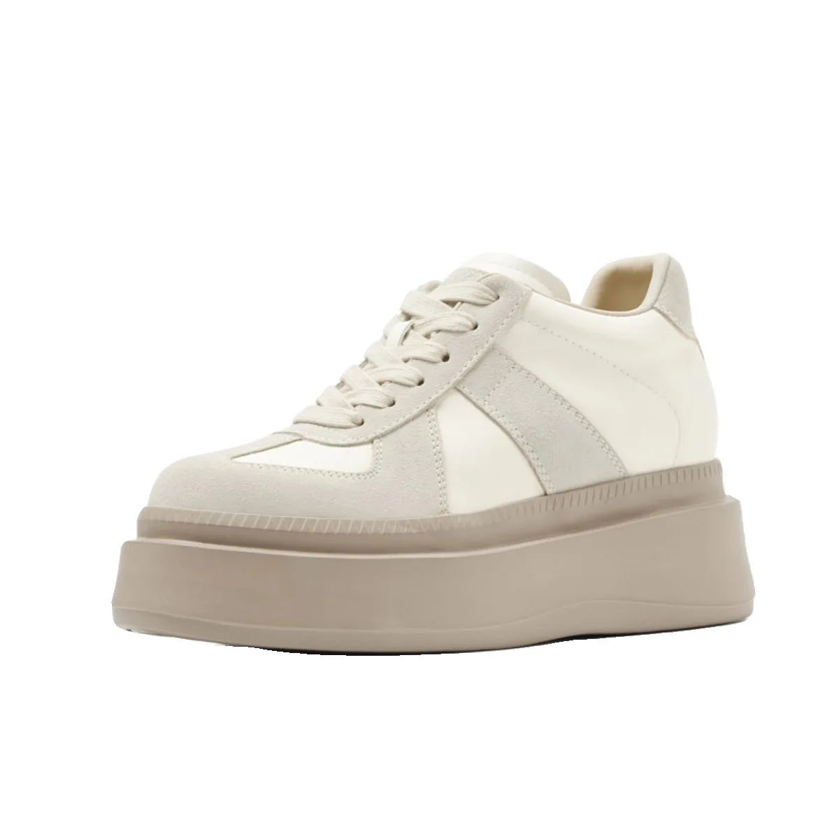 Fujin 8cm Microfiber Leather Women Fashion Sneakers Platform WedgeAutumn Spring Hidden Heels New Booties Vulcanize Shoes