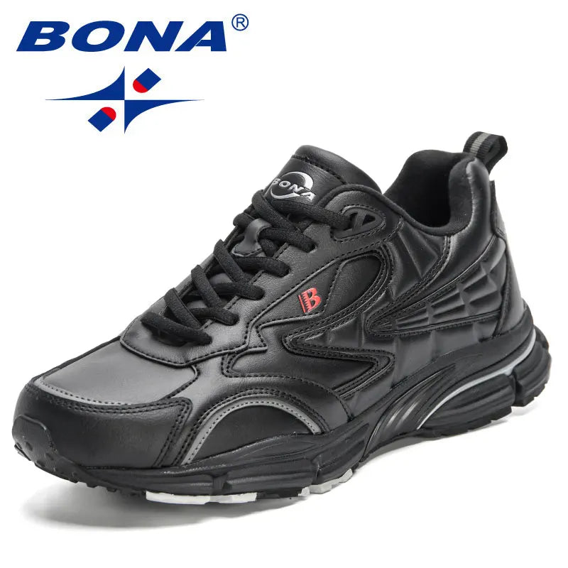 BONA New Designers Athletic Shoe Men Casual Sneakers High Quality Light Breathable Sport Man Footwear Popular Running Shoes