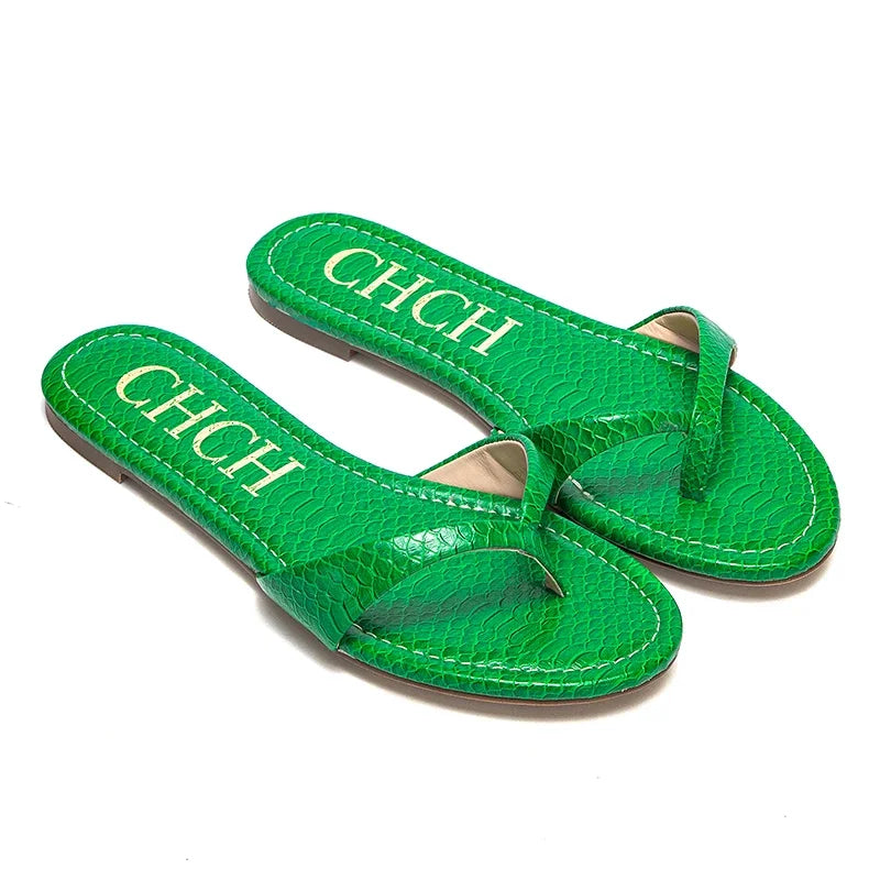 Design  Women's Slippers Simple Versatile Fine Workmanship New Woman  Flip-flops