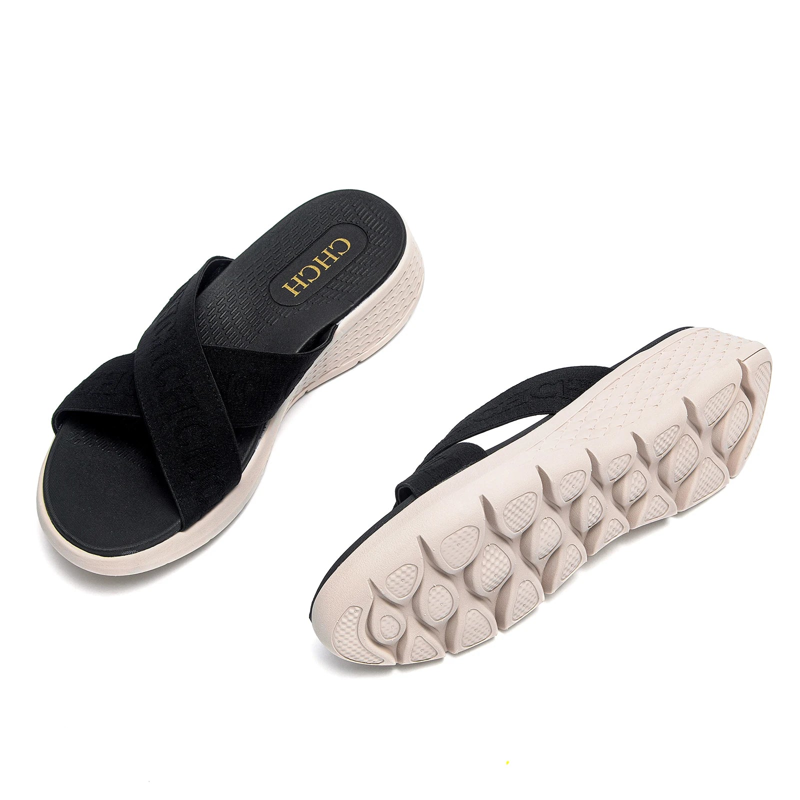Luxury brand slippers for men and women with the same lightweight EVA bottom webbing surface comfortable summer beach outdoor