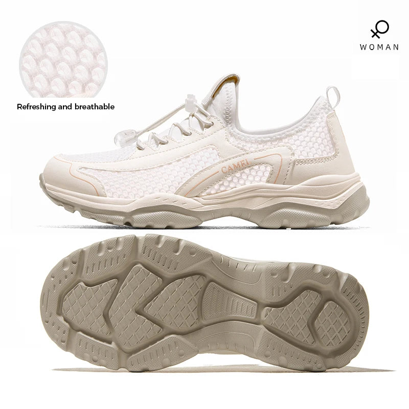 GOLDEN CAMEL Male Sneakers Outdoor Mesh Breathable Casual Sports Running Walking Shoes Water Ladies Shoes for Men 2023 Summer