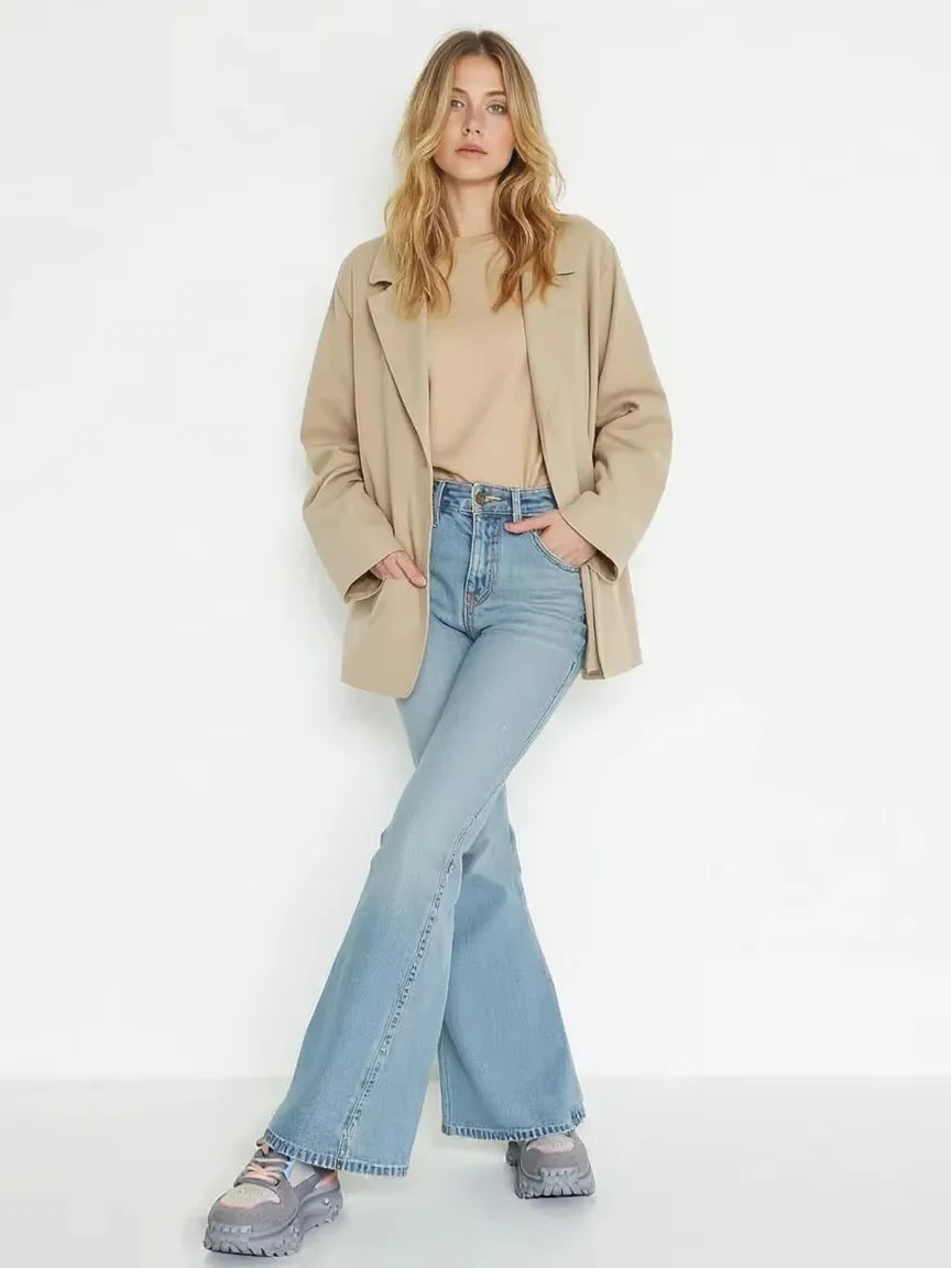 Fujin 6Cm Cow Genuine Leather Women Autumn Spring Winter Plush Warm Platform Wedge Hidden Heel Sneakers Chunky Mixed Color Shoes