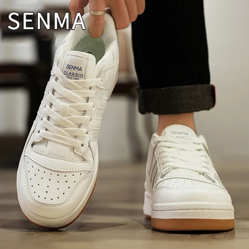 SENMA Men's Women's Shoes Lightweight and Comfortable Skateboarding Shoes Casual Shoes Versatile Walking / Jogging/ Tennis Shoes