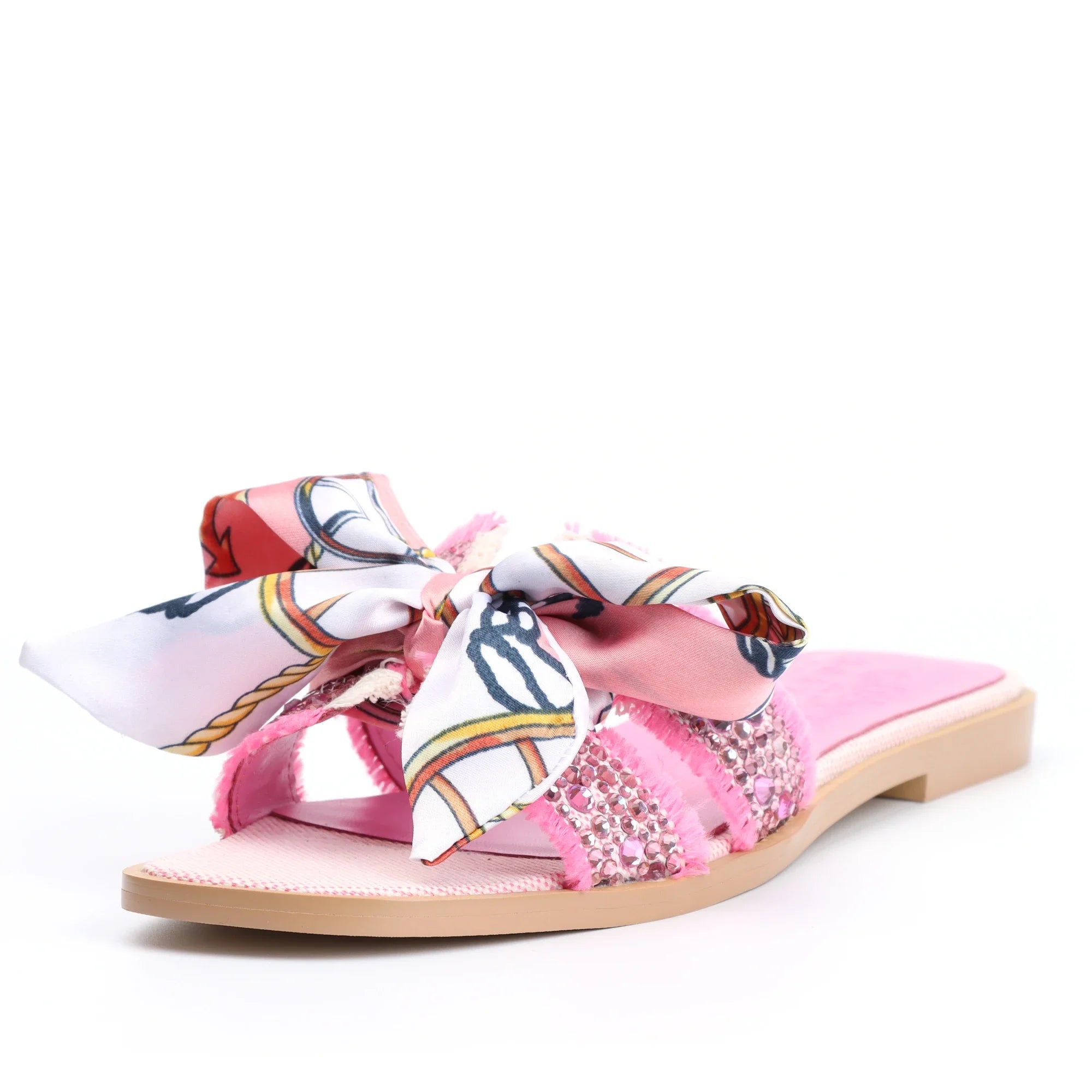 Luxury brands Designer Slippers shoes women Comfortable Flat Slip On Rhinestone Slides Designer High Quality Shoes