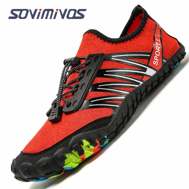 Men's Trail Running Shoes, Lightweight Athletic Zero Drop Barefoot Shoes Non Slip Outdoor Walking Minimalist Shoes for Women