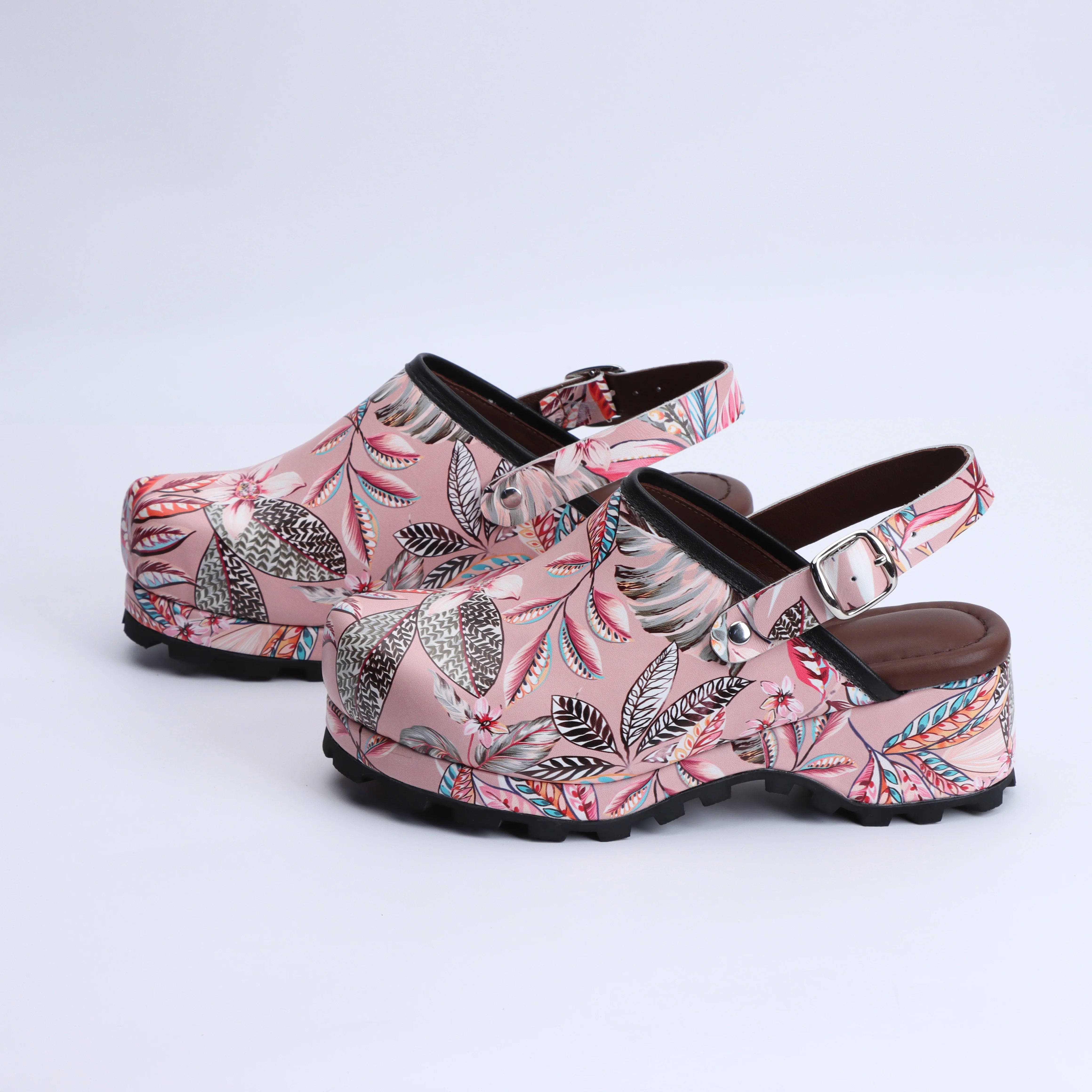 Luxury Designer Slingback Sandals for Women,Handmade Lambskin,Rubber Sole,Trendy 2025 Fashion Slides,Graffiti Print,Summer Shoes