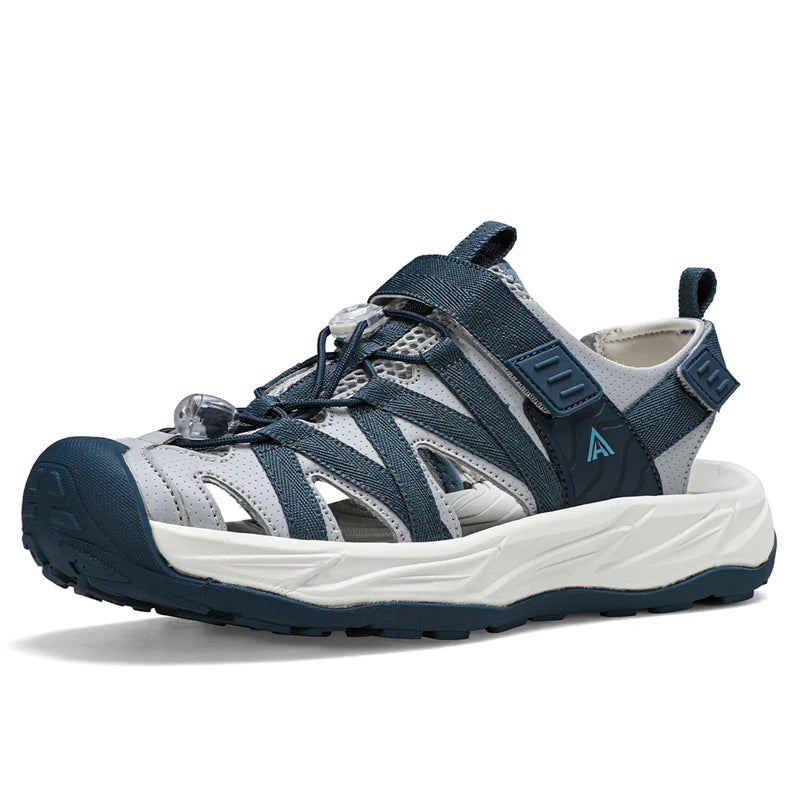 HUMTTO Quick-Drying Wading Shoes for Men Breathable Hiking Shoes Men's Summer Beach Outdoor Sandals Non-Slip Aqua Sneakers Male