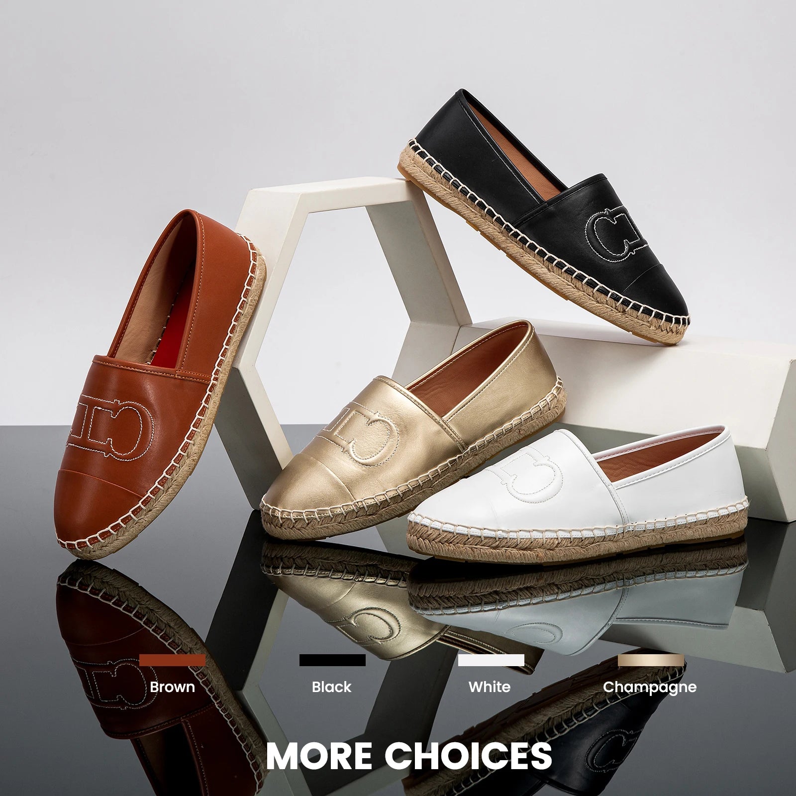 New Loafers Casual Shoes PU Fisherman Shoes Flat Grass Weave Shoes