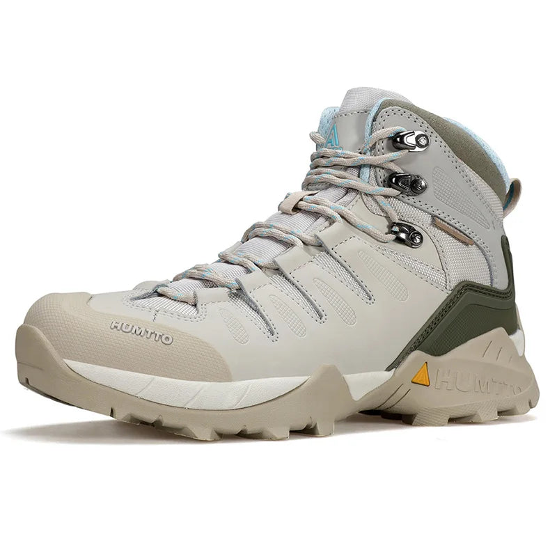 HUMTTO Hiking Boots Leather Women's Sports Shoes Non-slip Winter Outdoor Safety Sneakers Breathable Trekking Shoes for Women