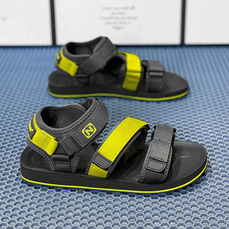 Mens Flat Gladiator Sandals Open Shoes Rome Shoes Summer Casual Sandal Adjustable Breathable Lightweight Plus Big Size 50 51 52
