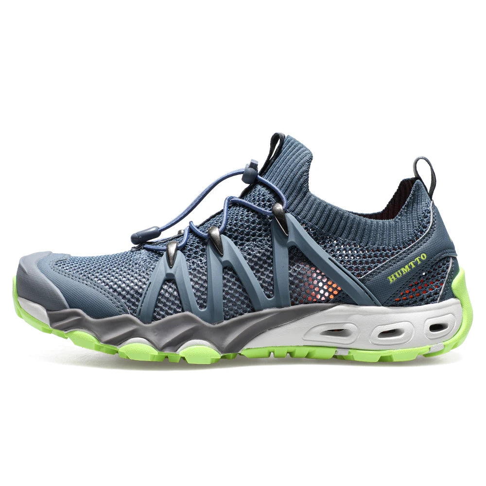 HUMTTO Summer Wading Shoes Mens Breathable Beach Water Sneakers for Men 2022 Sports Sandals Trekking Outdoor Man Hiking Shoes