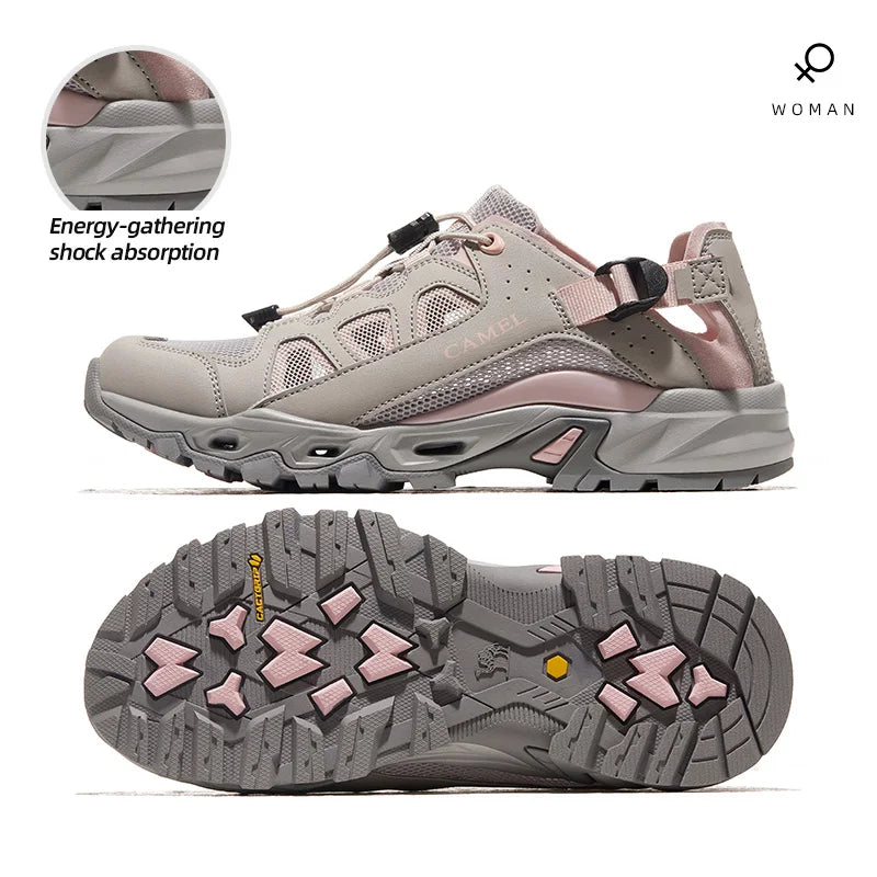 GOLDEN CAMEL Hiking Shoes Wading River Tracing Aqua Shoes Women Outdoor Lightweight Mesh Sports Shoes for Men Summer Breathable