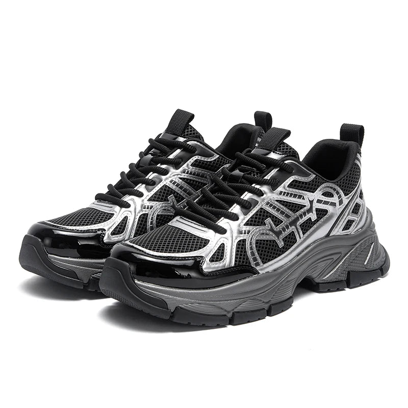 Men's Shoes Luxury Brand Sneakers Lightweight Breathable Mesh Running Shoes Outdoor Casual Athletic Ball Lace Up Designs