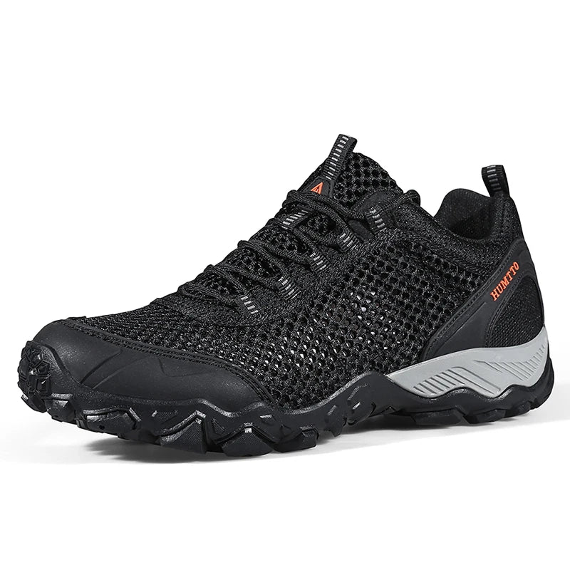 HUMTTO Shoes for Men Non-slip Sports Breathable Summer Hiking Shoes Man Outdoor Luxury Designer Trekking Climbing Mens Sneakers
