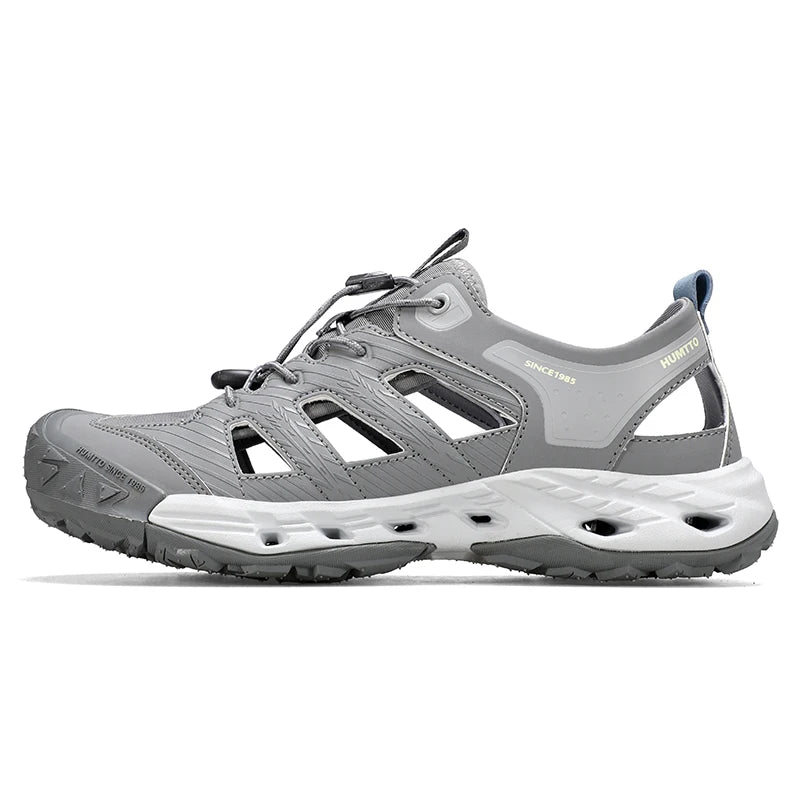 HUMTTO Summer Wading Shoes Breathable Mens Hiking Sandals for Men 2025 Outdoor Water Beach Sandals Fishing Climbing Man Sneakers