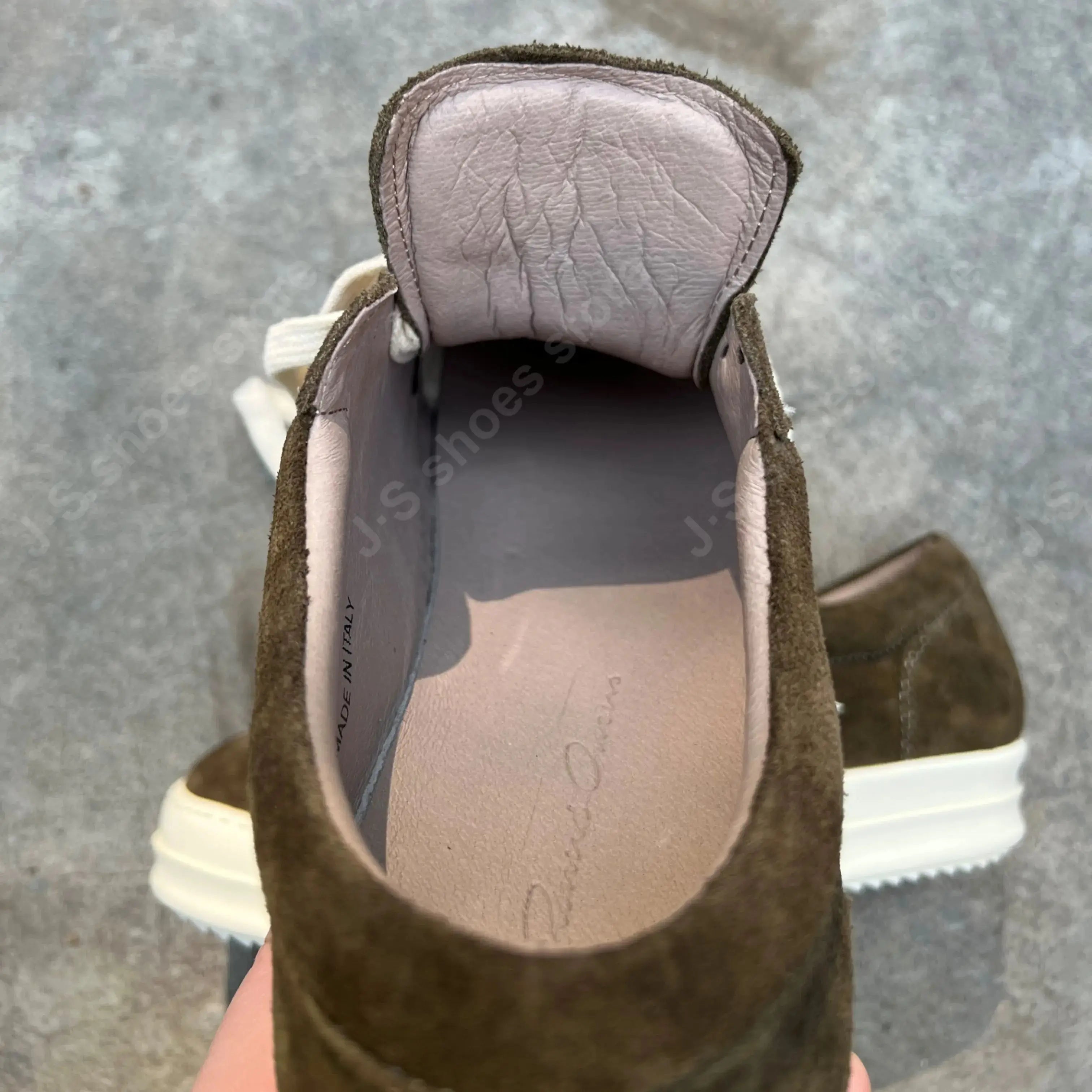 Ro Men Brown Suede Shoe Outoor Low Top Casual Shoes White Leather Lace Up Women Sneaker Design Boot Cow Suede Flat Sneakers