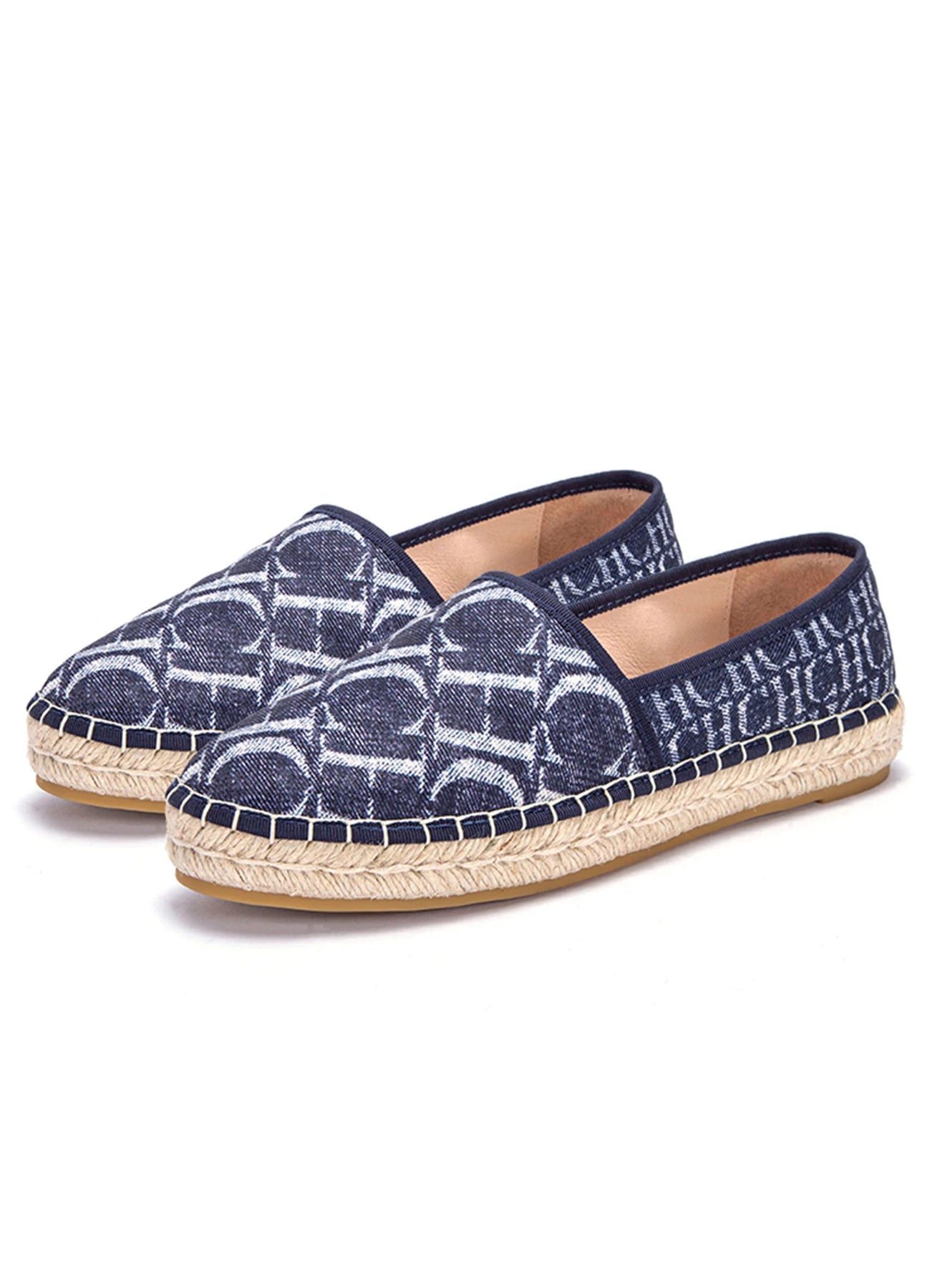 Loafer Luxury Brand Casual Shoes Beach Flats Straw Woven Loafers