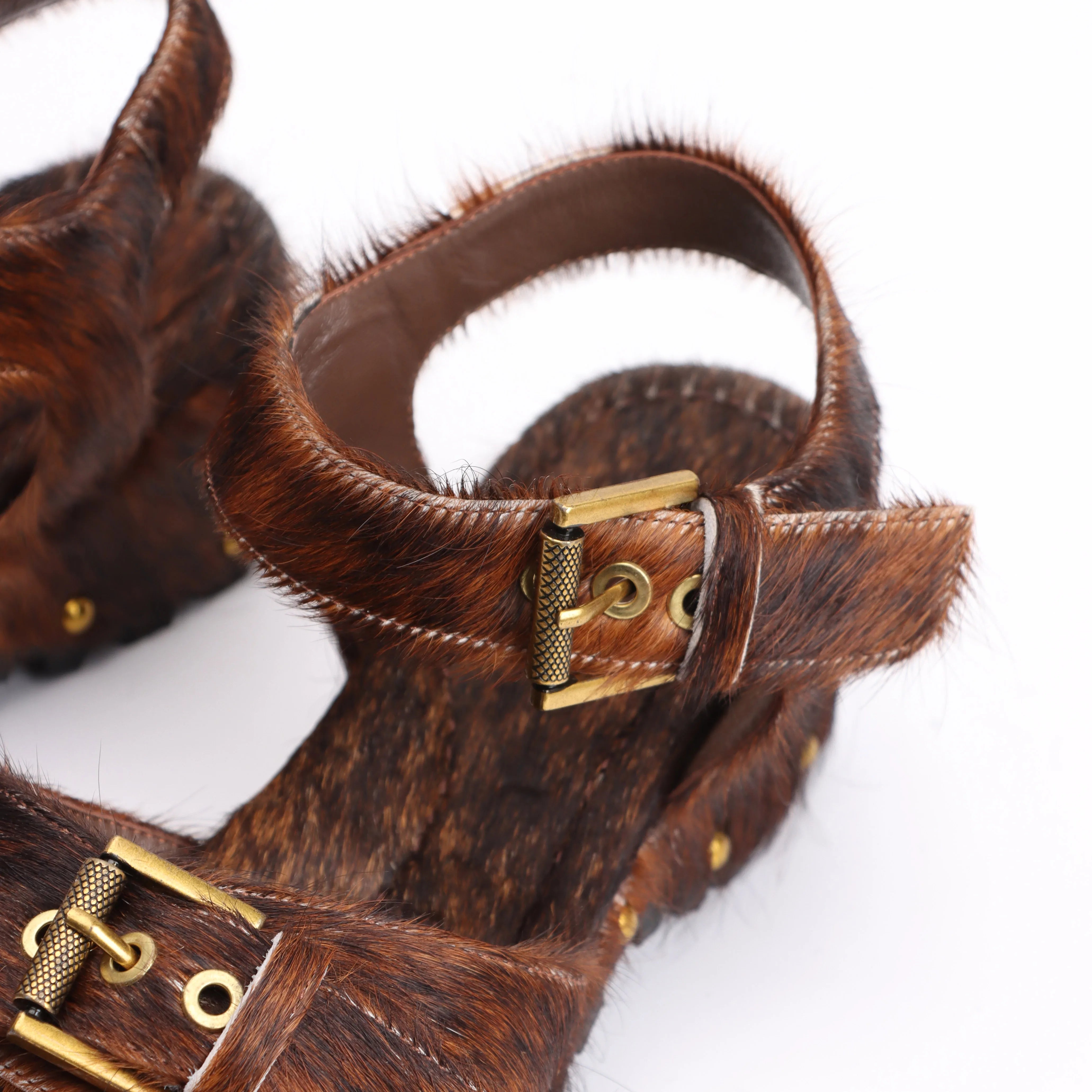 Luxury Horsehair Rubber Sole Platform Flat Sandals for Woman – Designer Shoes Sandals Woman Summer Sandalias de Mujer