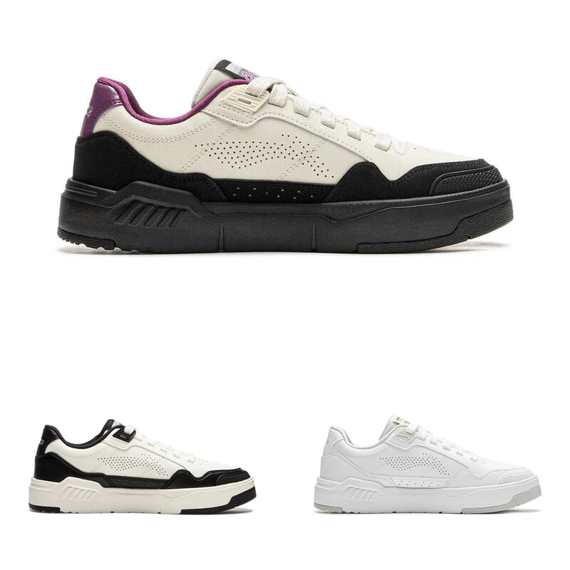 Li-Ning Women COMMON 80s Lifestyle Shoes DUAL CUSHION Wearable Sport Shoes Classic Comfortable LiNing Leisure Sneakers AGCU158