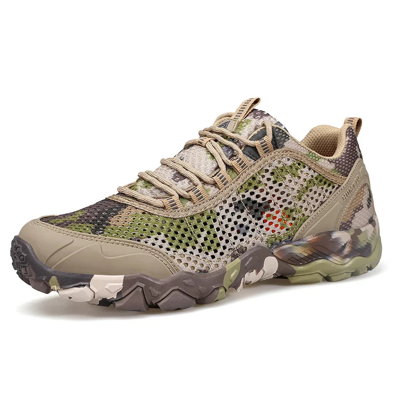 HUMTTO Shoes for Men Non-slip Sports Breathable Summer Hiking Shoes Man Outdoor Luxury Designer Trekking Climbing Mens Sneakers