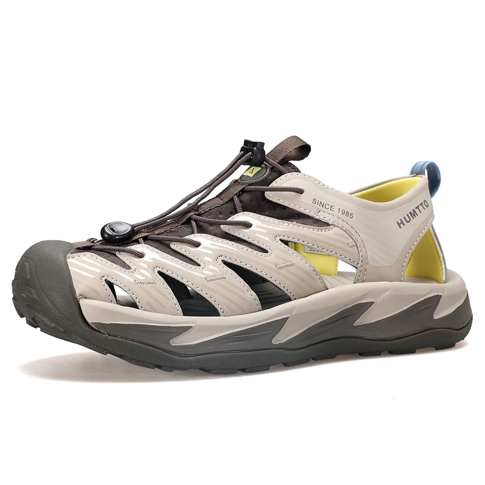 HUMTTO Hiking Shoes Summer Sandals for Men Breathable Outdoor Water Beach Mens Sandals Climbing Quick Drying Aqua Sneakers Man