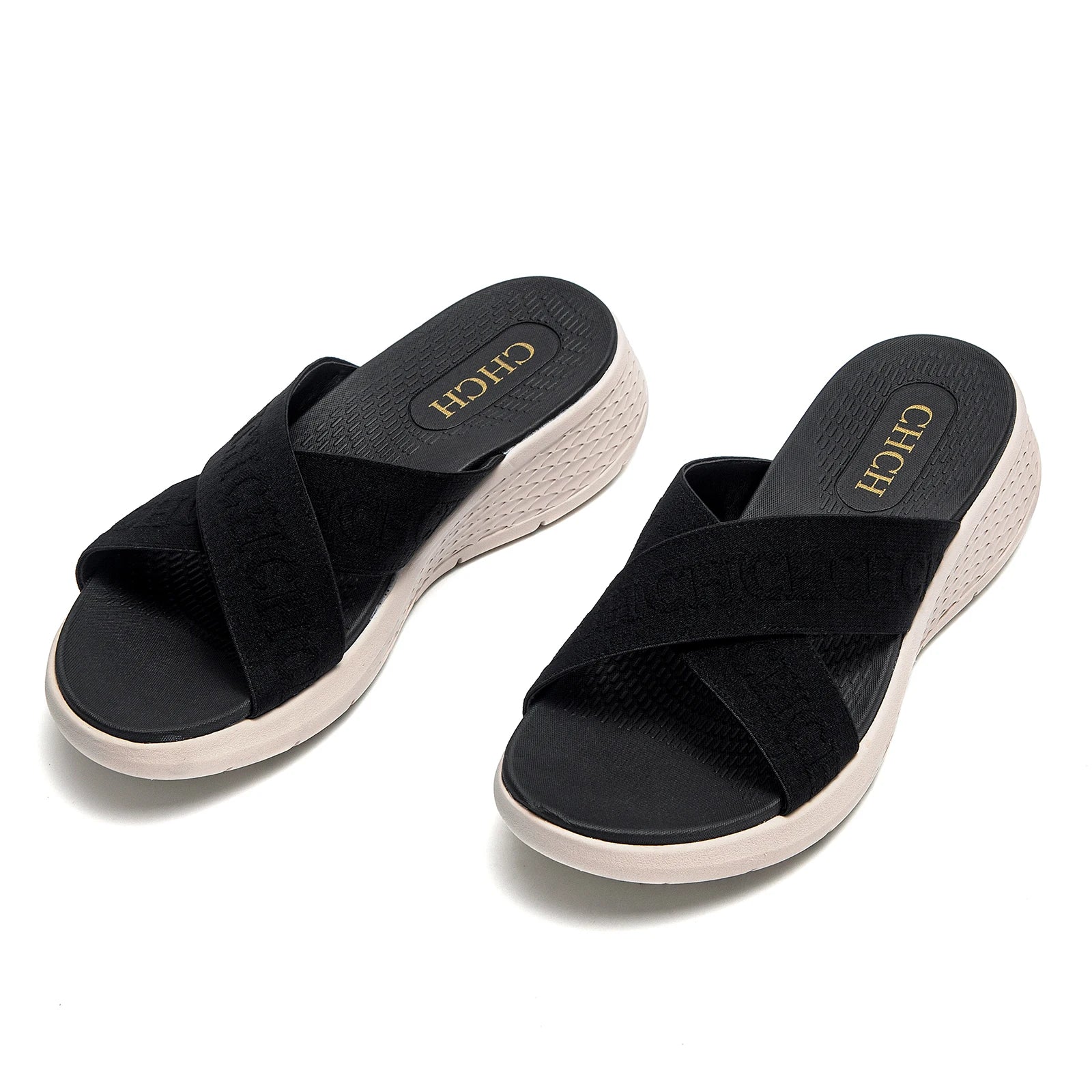 Luxury brand slippers for men and women with the same lightweight EVA bottom webbing surface comfortable summer beach outdoor