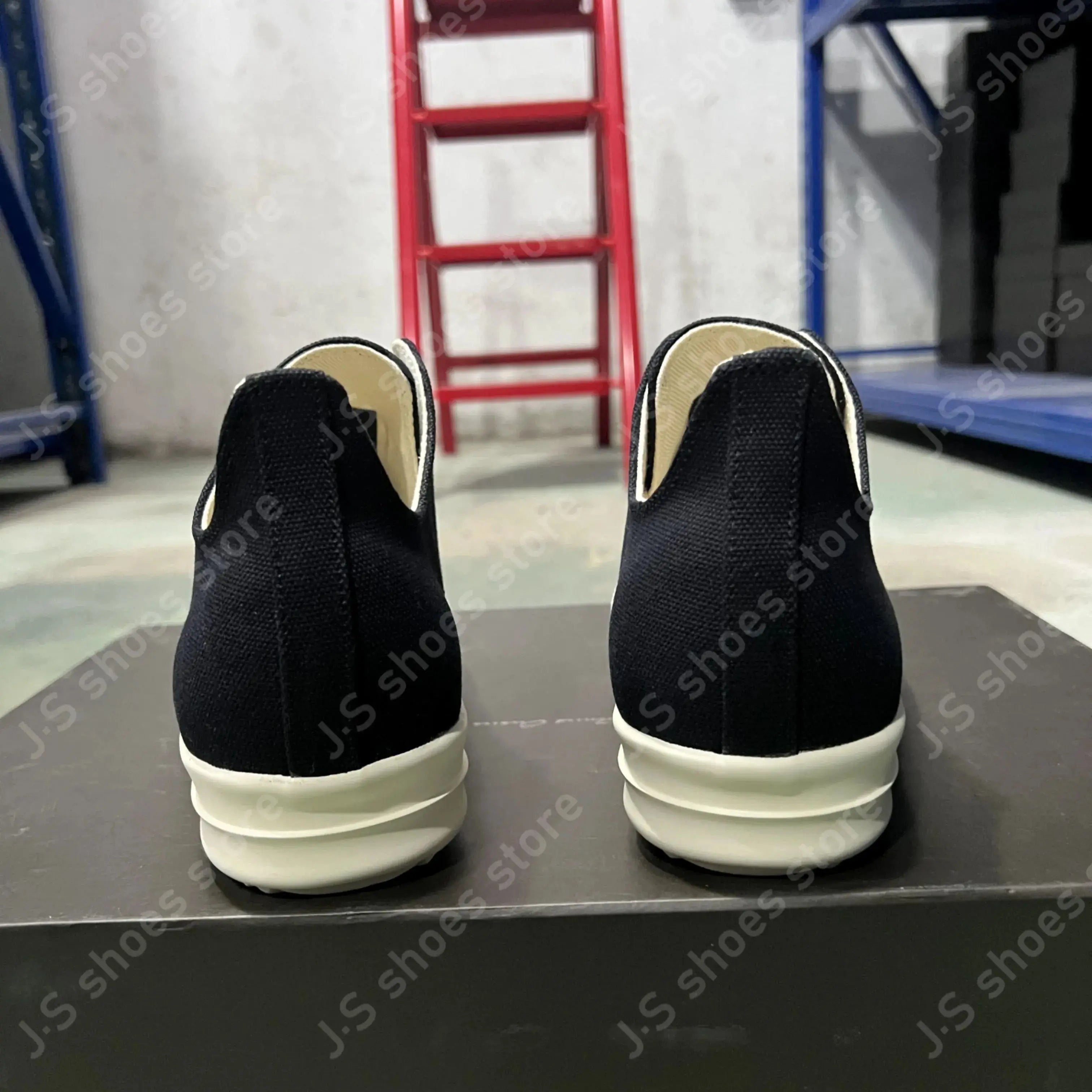 Ro Retro Classic Black Canvas Low Top Shoes Sneaker Men Shoe Black Pleated Cloth Lace Up Women Casual Sneakers