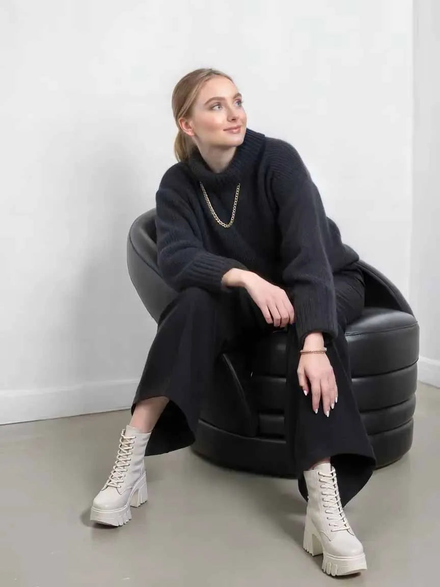 Fujin 11cm New Microfiber Leather Women High Brand ZIP Increase Casual Ankle Boots Pumps Heels White Shoes Platform Wedge Shoes