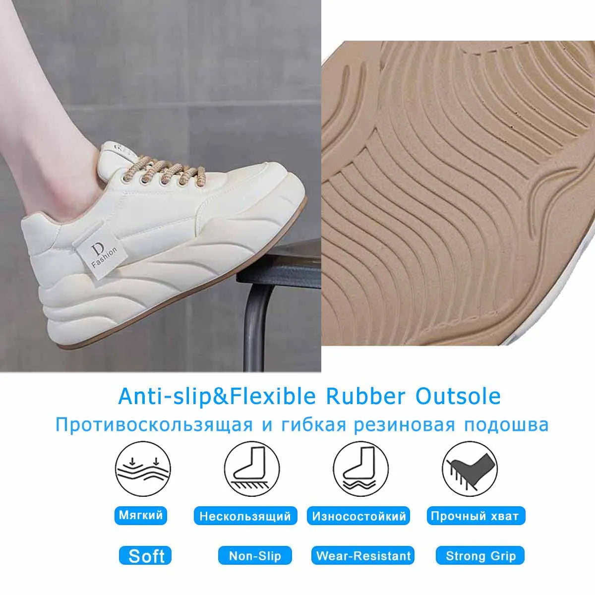 Koznoy 7cm Cow Genuine Leather Women Platform Wedge Fashion Lace Up Shoes Vulcanize Chunky Sneaker Ladies Fashion Vulcanize