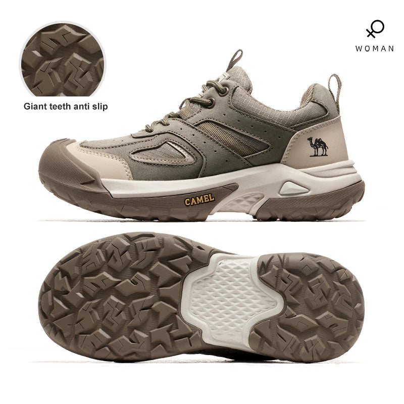 GOLDEN CAMEL Hiking Shoes Men and Women Sports Shoes Outdoor Non-slip Wear-resistant Breathable Non-slip Trekking Shoes for Men