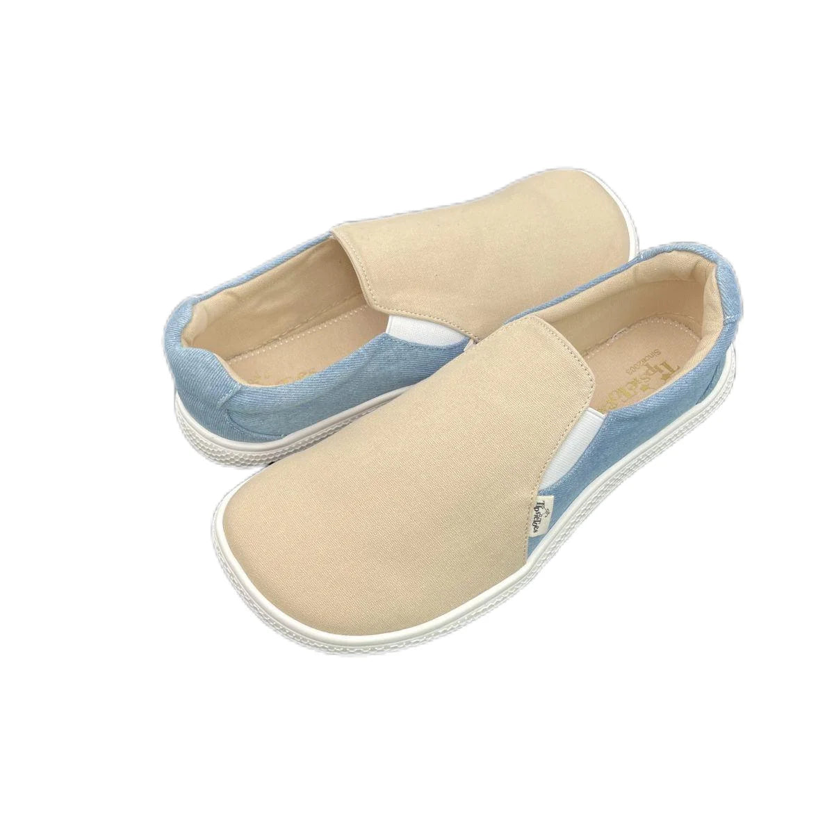 Tipsietoes 2025 New Barefoot Canvas Slippers For Women And Men With New Flat Soft Zero Drop Sole Wider Toe Box Light Weight