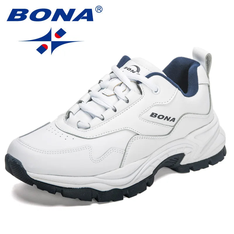 BONA New Designers Running Shoes Casual Fashion Sport Shoes Women Summer Breathable Luxury Brand Sneakers Ladies Footwear