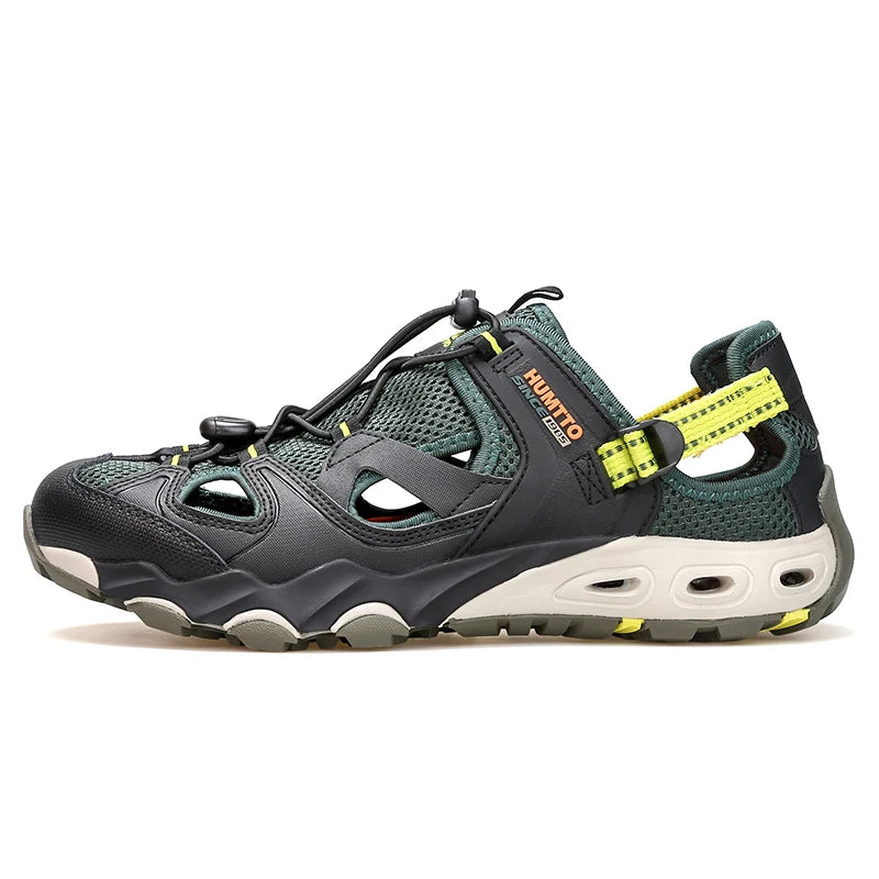 HUMTTO New Big Size Water Shoes for Men Summer Outdoor Hiking Shoes Breathable Trekking Aqua Fishing Beach Sandals Sneakers Mens