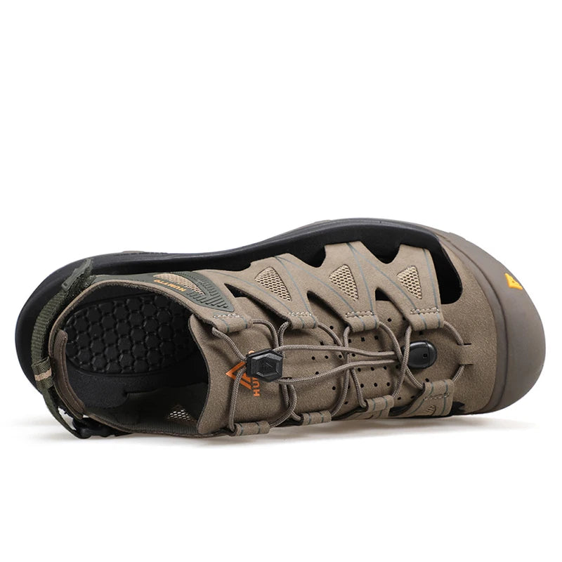 HUMTTO Water Shoes for Men Breathable Summer Beach Sandals Outdoor Hiking Sandals Man Camping Fishing Climbing Men's Sneakers