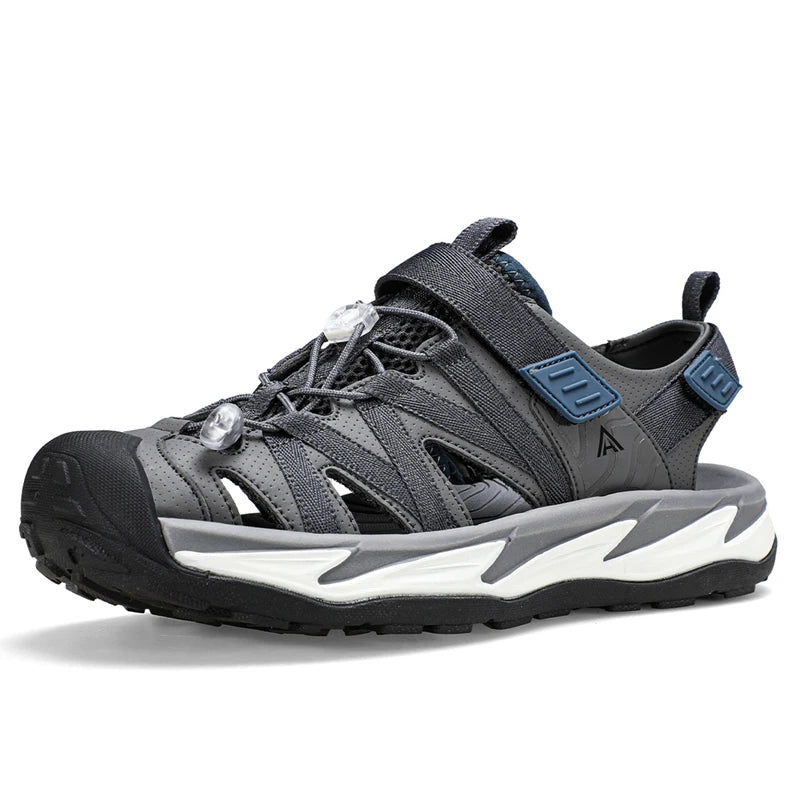 HUMTTO Quick-Drying Wading Shoes for Men Breathable Hiking Shoes Men's Summer Beach Outdoor Sandals Non-Slip Aqua Sneakers Male