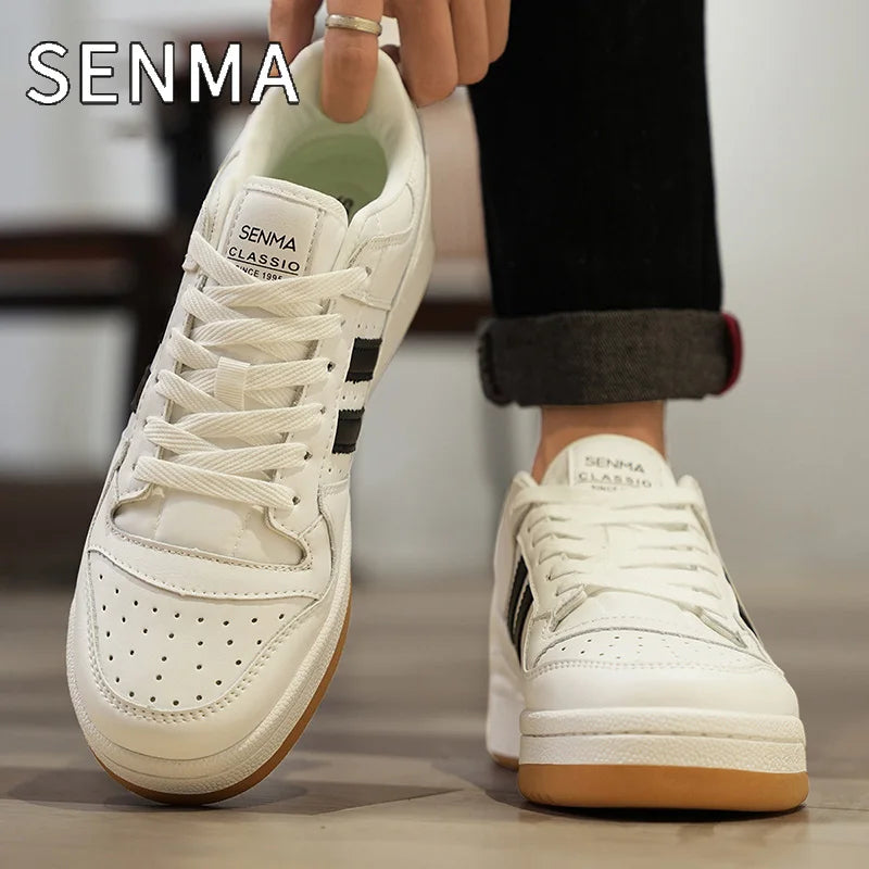 SENMA Men's Women's Shoes Lightweight and Comfortable Skateboarding Shoes Casual Shoes Versatile Walking / Jogging/ Tennis Shoes