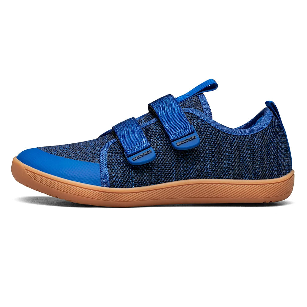 New Kids Barefoot Sneakers Girls Boys Fashionable Children's Shoes Wide Toe Breathable Knitted Mesh Sole Non Slip Walking Cross