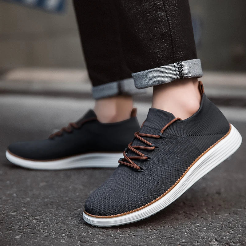 STRONGSHEN Men Casual Shoes Lightweight Walking Sport Shoes Women Classical Mesh Breathable Shoes Male Fashion Moccasins Sneaker