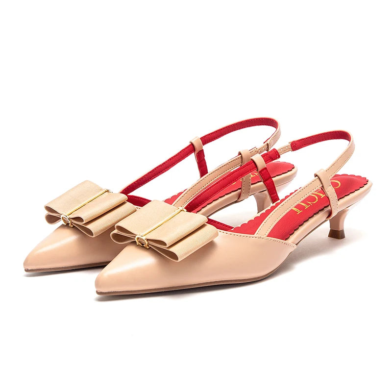 Luxury Brand Women's Shoes Design Slippers Slippers Cat Heel 2025 Summer New Products