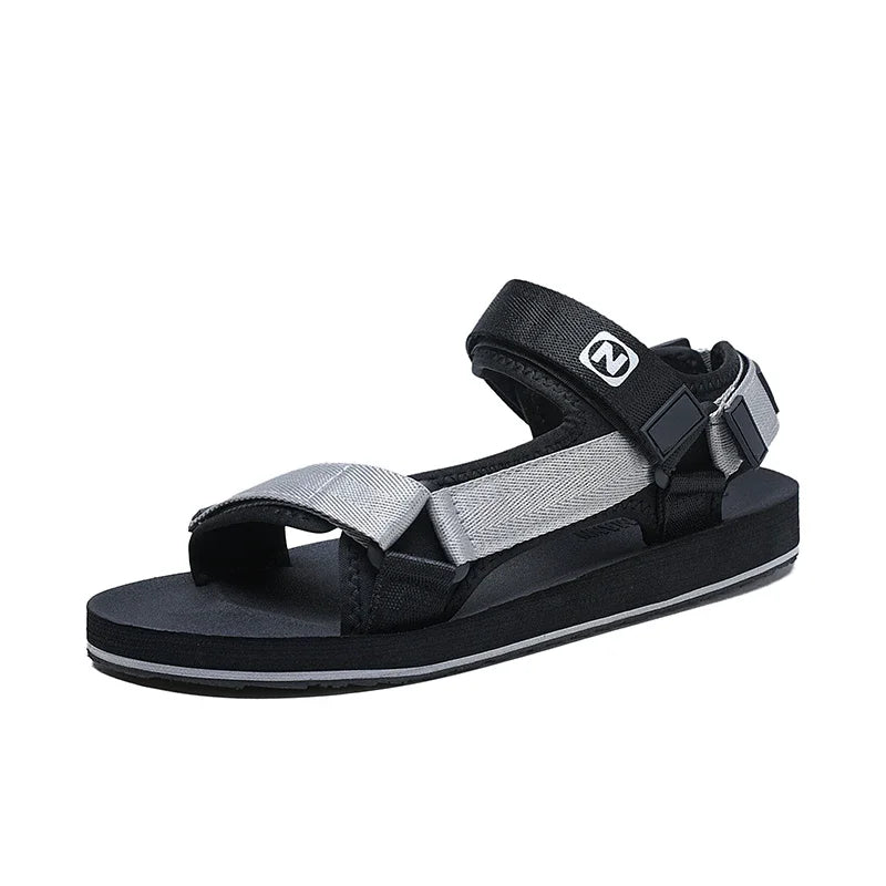 Mens Flat Gladiator Sandals Open Shoes Rome Shoes Summer Casual Sandal Adjustable Breathable Lightweight Plus Big Size 50 51 52