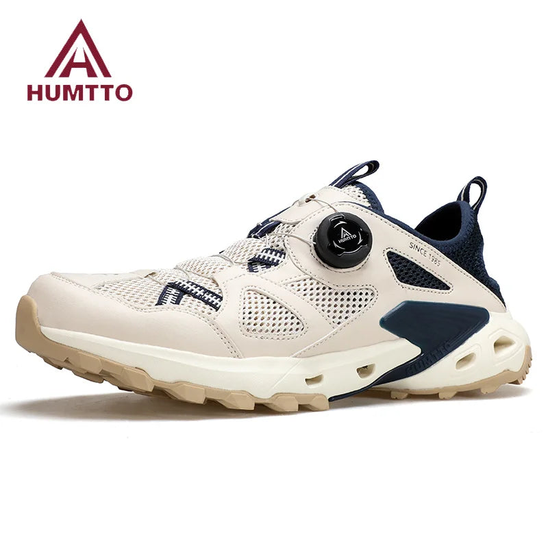 HUMTTO Outdoor Men's Sports Shoes Non-slip Hiking Shoes Men Quick Drying Walking Water Sneakers Man Breathable Trekking Sneaker