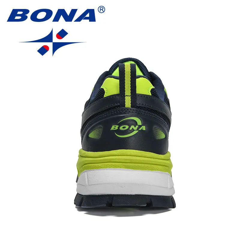 Bona new men's hiking shoes, comfortable walking shoes, anti slip and wear-resistant shoes